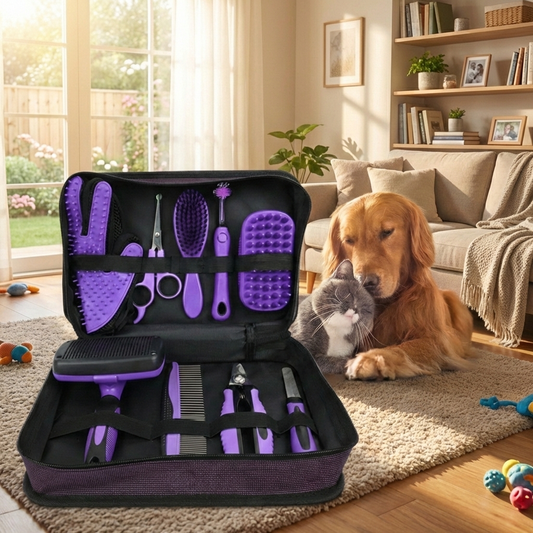 9-piece set of pet supplies
