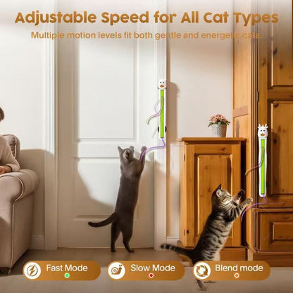 🐱✨Auto Motion Flying Rope Cat Toy — From Lazy to Crazy